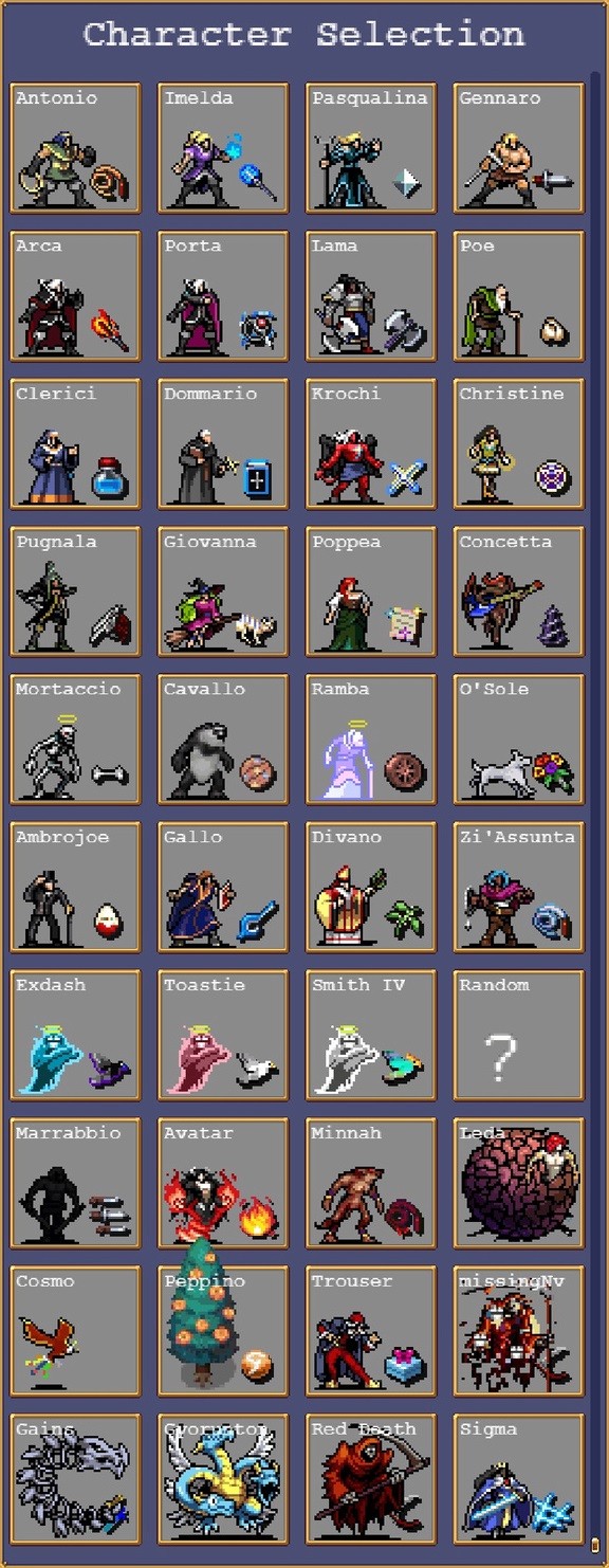 吸血鬼幸存者正式版全收集参考