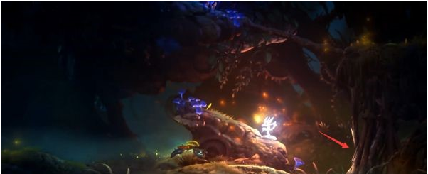 精灵与萤火意志水墨沼泽·丢失的钥匙图文流程攻略