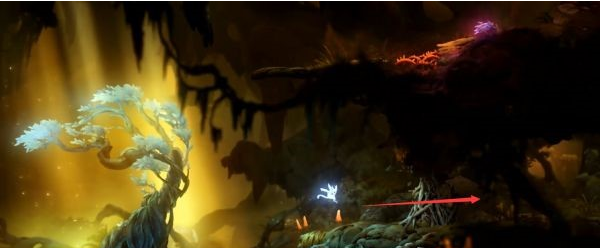 精灵与萤火意志水墨沼泽·豪尔巢穴图文流程攻略