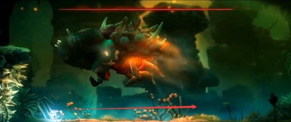 精灵与萤火意志夸洛克地穴·甲壳虫BOSS战图文流程攻略