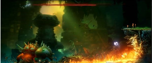 精灵与萤火意志夸洛克地穴·甲壳虫BOSS战图文流程攻略