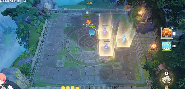 原神灵蕈棋阵第一关怎么过