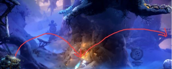 精灵与萤火意志鲍尔之触·扇风点火图文攻略