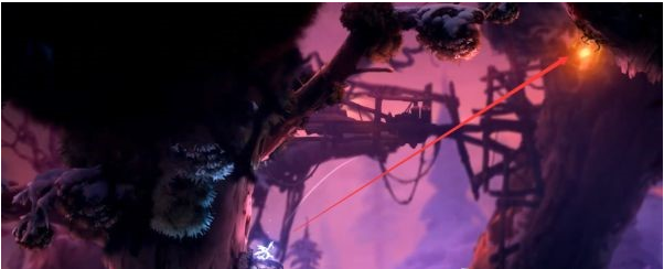 精灵与萤火意志鲍尔之触·抛火球图文攻略