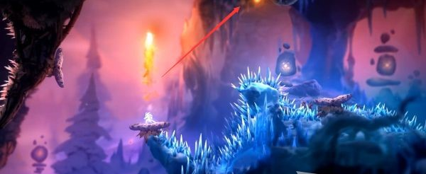 精灵与萤火意志鲍尔之触·抛火球图文攻略