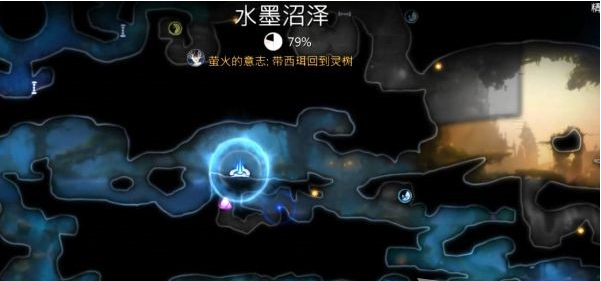 精灵与萤火意志补全收集·水墨沼泽图文攻略