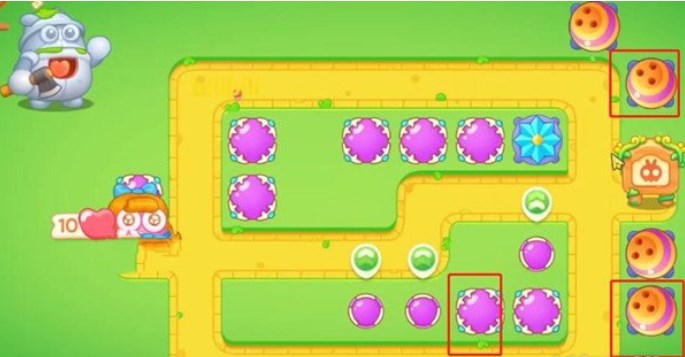 保卫萝卜4绿野奇缘第10关怎么玩