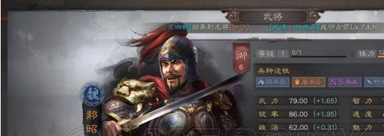 三国志战略版郝昭加点建议