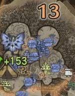 怪物猎人世界​陆珊瑚台地·13区素材采集点地图