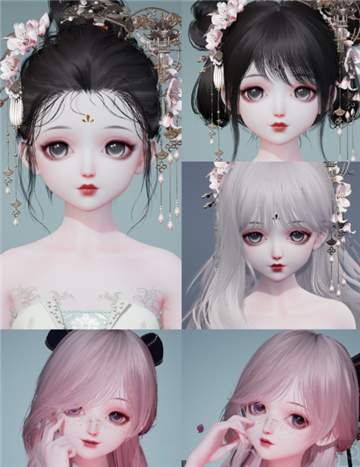 以闪亮之名有哪些捏脸数据可以使用