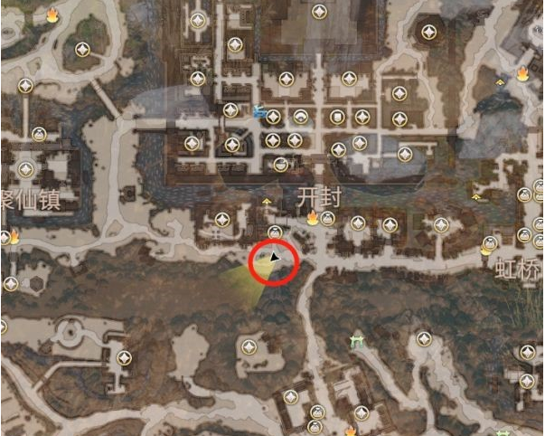 天命奇御2开封疑云、江万里位置图文攻略