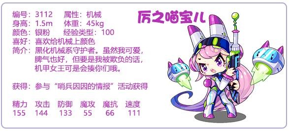 洛克王国厉之喵宝儿性格怎么选择