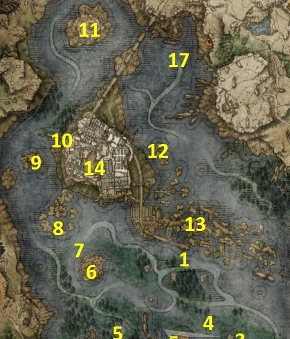 艾尔登法环湖之利耶尼亚·北部探索攻略