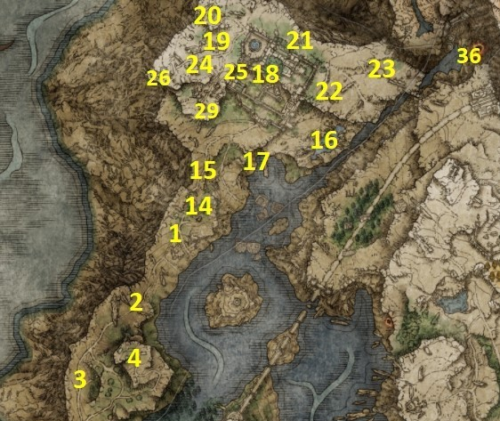 艾尔登法环湖之利耶尼亚·西部·1探索攻略