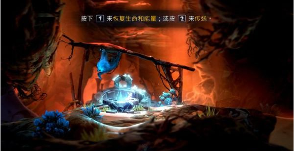 精灵与萤火意志狂风荒漠图文攻略