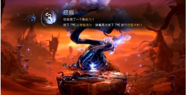 精灵与萤火意志狂风荒漠图文攻略