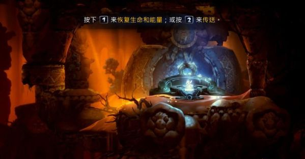 精灵与萤火意志风袭废墟图文攻略