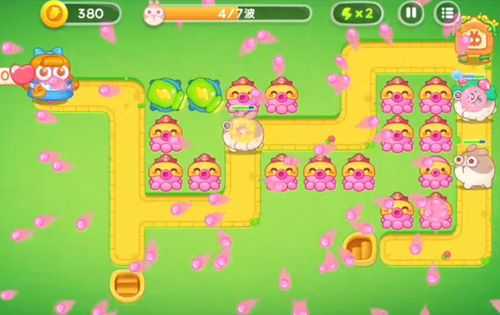 保卫萝卜4绿野奇缘第43关怎么过