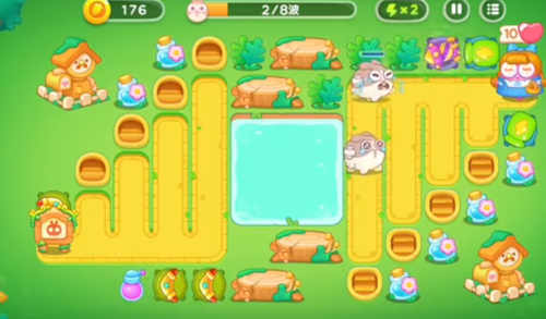 保卫萝卜4绿野奇缘第44关怎么过