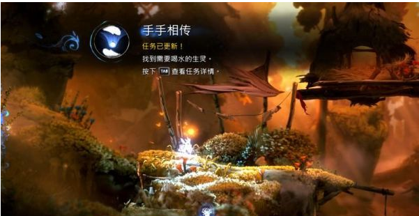 精灵与萤火意志手手相传支线图文攻略