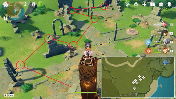 原神小灯草采集位置在哪