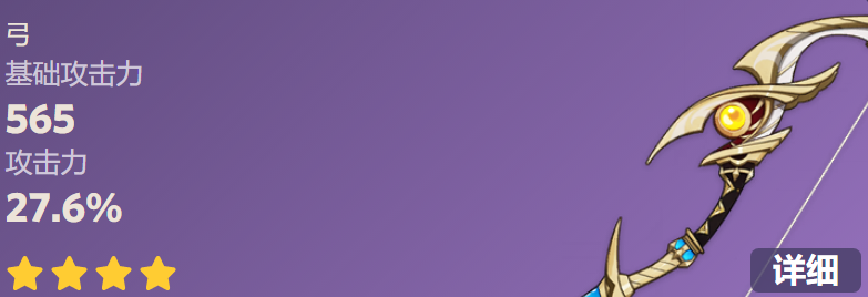 原神鹮穿之喙面板属性怎么样